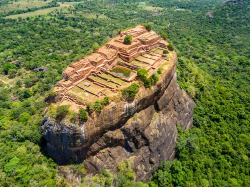 Scenic view of Sri Lanka